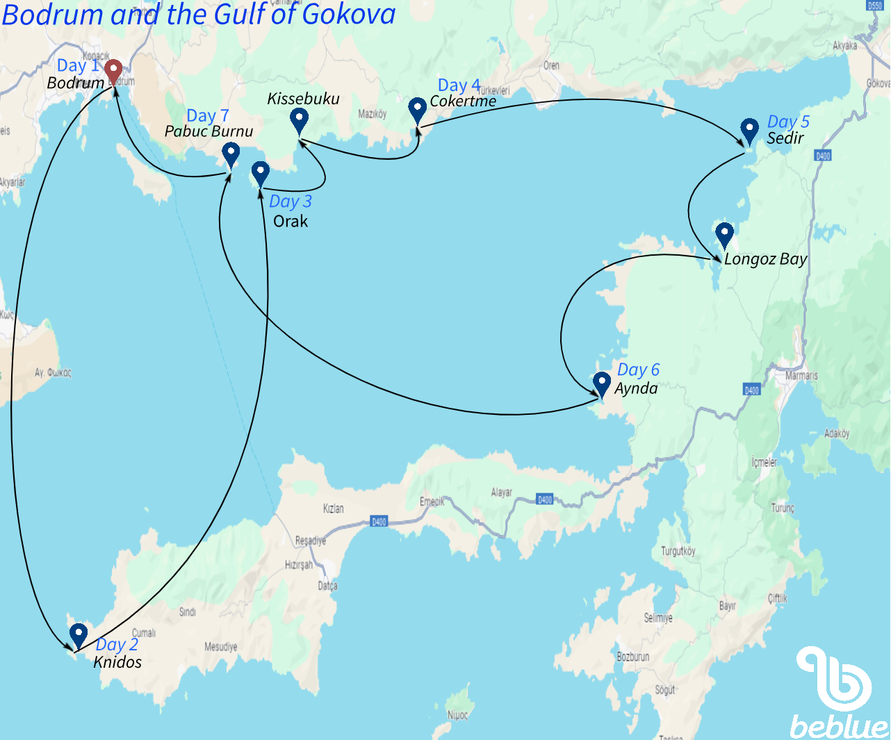 Bodrum e il Golfo di Gökova, Turchia - ID 560